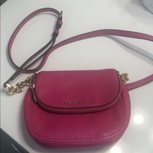 Leather crossbody purse
